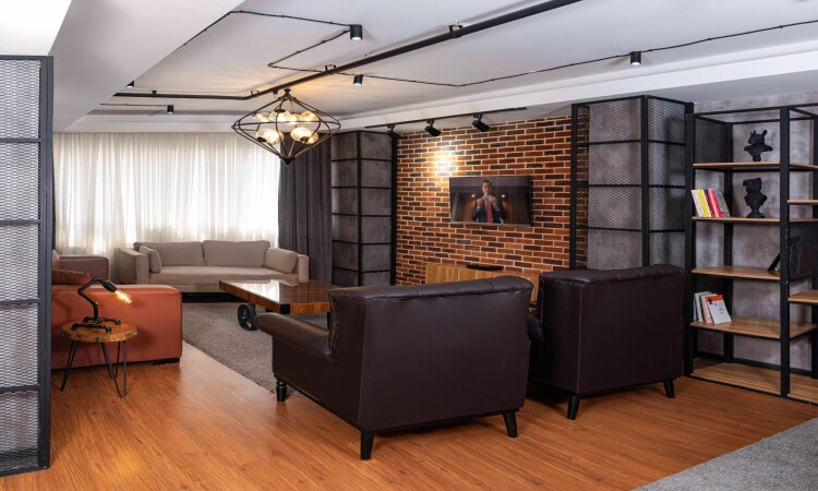 اجاره آپارتمان پارکوی 105 متر 2 خواب صنعتی (VIP)