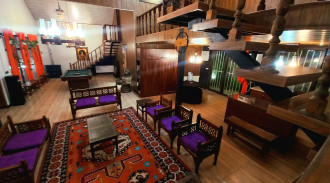 اجاره ویلا چوبی دوبلکس استخر سرپوشیده مارالی