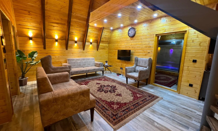 کلبه دوبلکس دو خوابه ژینکو
