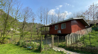 اجاره کلبه چوبی دوخواب با ویو جنگل