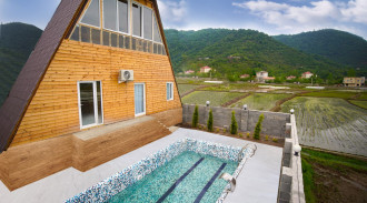 کلبه سوئیسی استخردارآبگرم ماسال