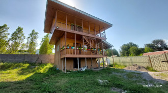 اجاره کلبه دوبلکس چوبی اقاقیا