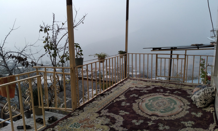 اجاره ویلا گندم تراس دار چشم انداز کوه روستا قورچای