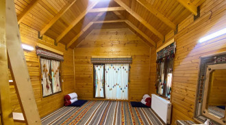 اجاره قصر چوبی بفرا اتاق لادن خلخال ازناو