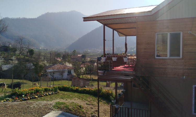کلبه چوبی تکخوابه روستای ورمیه