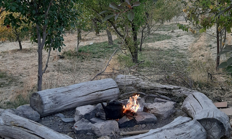 باغ ویلای دنج در دل کوه با طبیعت بکر
