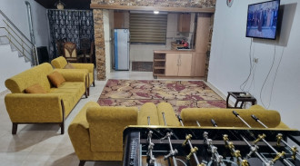 فيلا دوبلكس على البحر مع كرة قدم يد