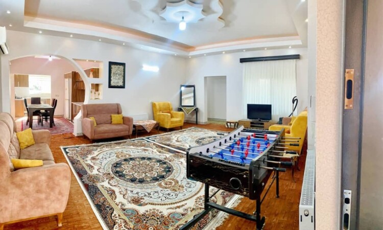 ویلای ساحلی روستایی استخر دار فوتبال دستی