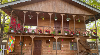 اجاره ویلا 2 خواب چوبی رنگینه