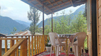 فيلا خشبية الغابات