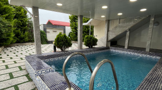 ویلای استخر اب گرم فضای باز برسام