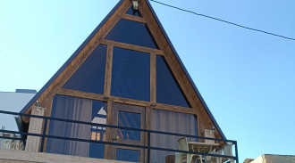 اجاره کلبه چوبی جکوزی دار تمشک