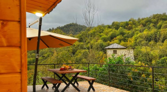 رزرو کلبه چوبی سوما با استخرابگرم در رامسر