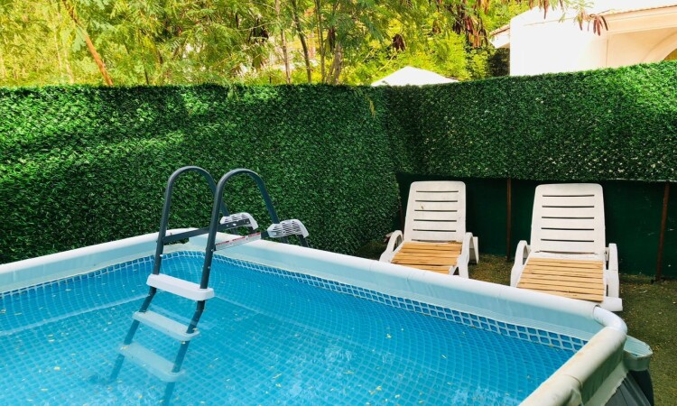 حجز فيلا بغرفتي نوم مع مسبح في وسط الجزيرة