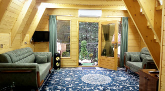 رزرو کلبه دوبلکس سوییسی دو خوابه آیش با جکوزی