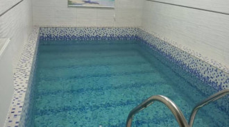 کلبه سوئیسی جنگلی با استخر سرپوشیده نیهان