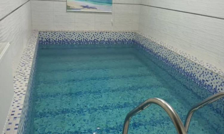 کلبه سوئیسی جنگلی با استخر سرپوشیده نیهان